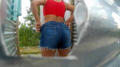 Play Latina Step-Mom Exposes Big Booty in Amateur Cam Video