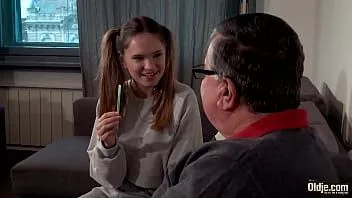 play Big boobs teen amazing sex with grandpa