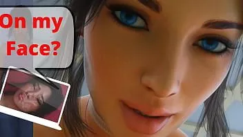 Reproduzir "Ei, mana. Tire esse sutiã finalmente. Seus seios são tão grandes que não cabem nele de qualquer maneira." (milfy city - caroline - parte 2)