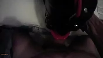 Play Laura hogtied and hooded with a lip open mouth gag has her throat fucked for 15 minutes (teaser only)