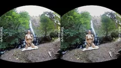 Reproducir Morena tetona MILF tiene un intenso orgasmo en solitario al aire libre en YanksVR