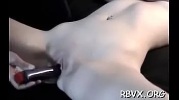 play Engaging honey gets her fingers busy as she strips
